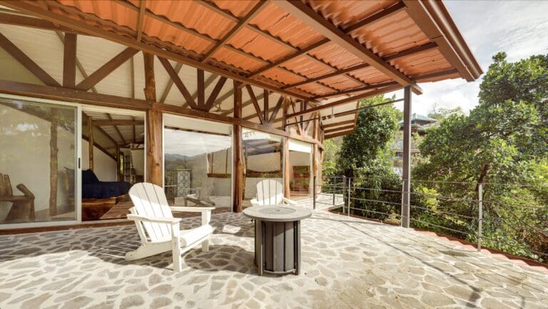 Casa Vista view of top deck